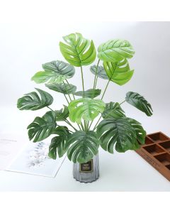 18 fork bunches monstera artificial plants
