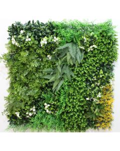 Simulated green plastic flower turf plant